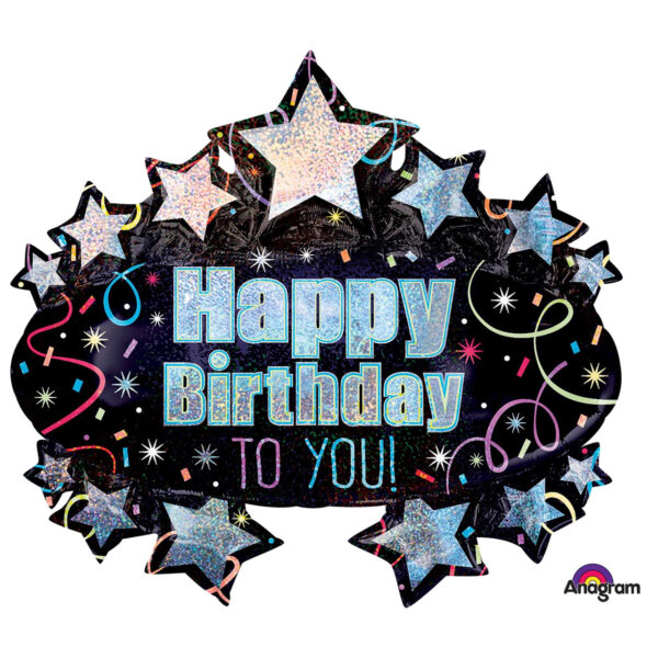 Folienballon Marquee "Happy Birthday"