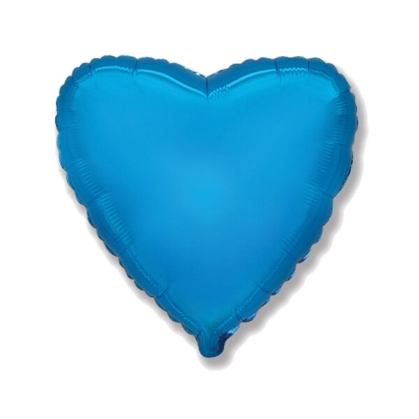 Folienballon blau Herz