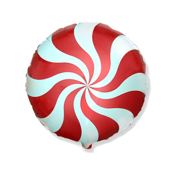 Ballon Candy Rot - Rund