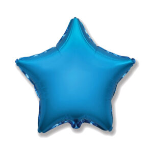 Folienballon Blau - Stern