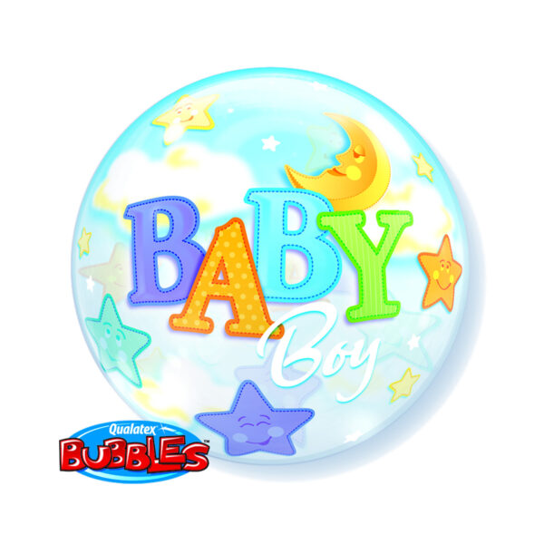 Bubbles Ballon Baby Boy Bubbles