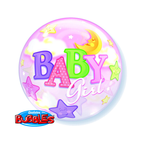 Bubbles Ballon Baby Girl Bubbles