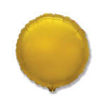 Folienballon Gold - Rund
