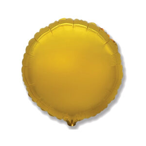Folienballon Gold - Rund