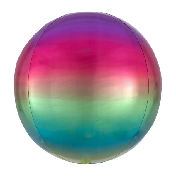 Folienballon Orbz Rainbow - Kugel