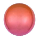 Folienballon Orbz Red & Orange - Kugel