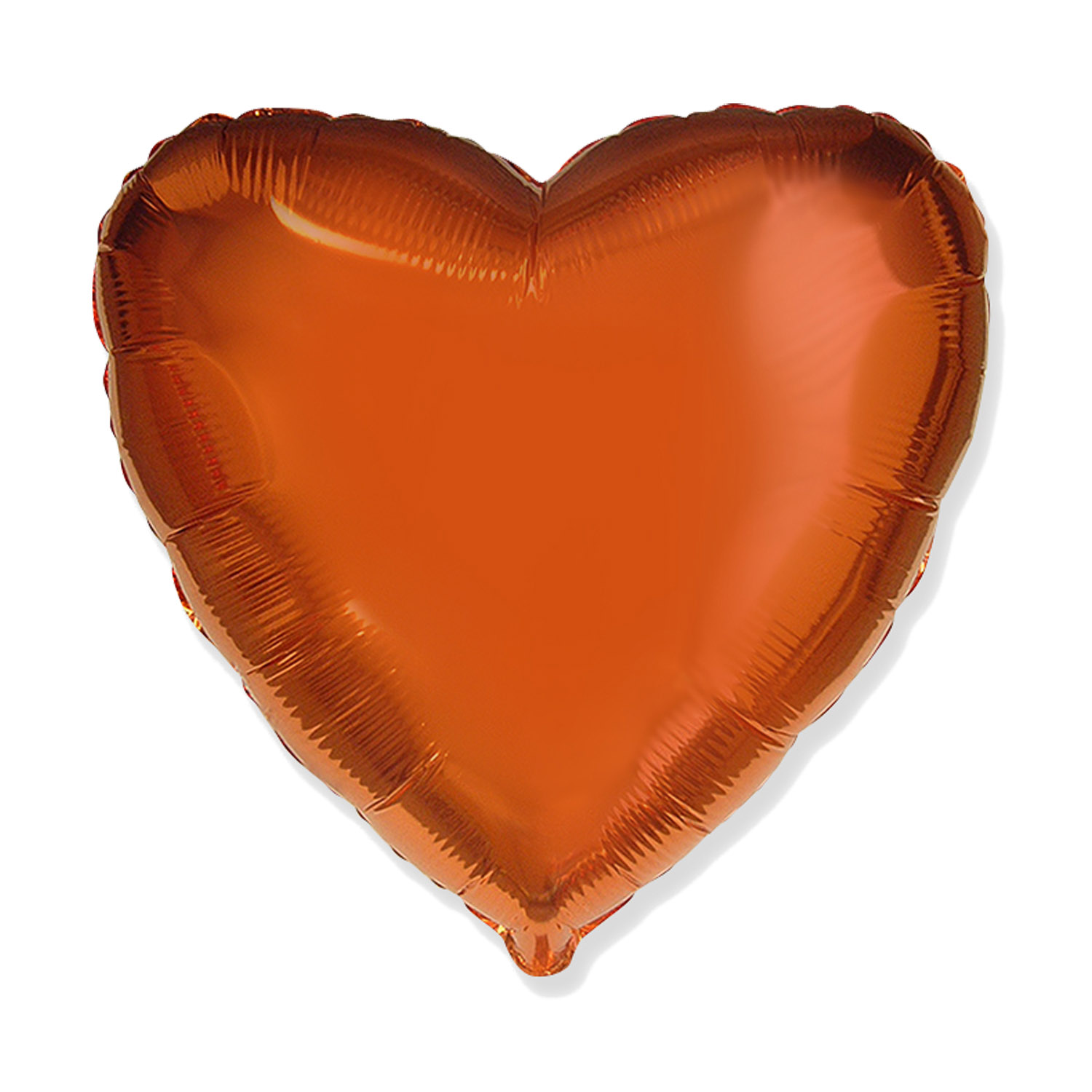 Folienballon Orange - Herz