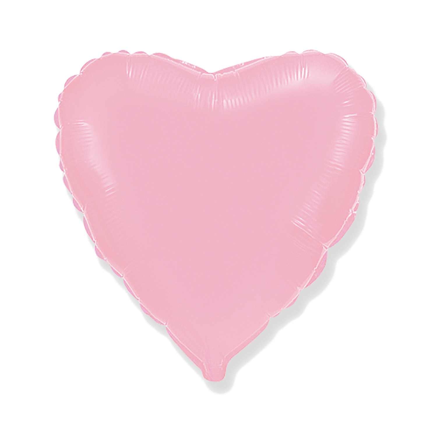 Folienballon Pastellrosa - Herz