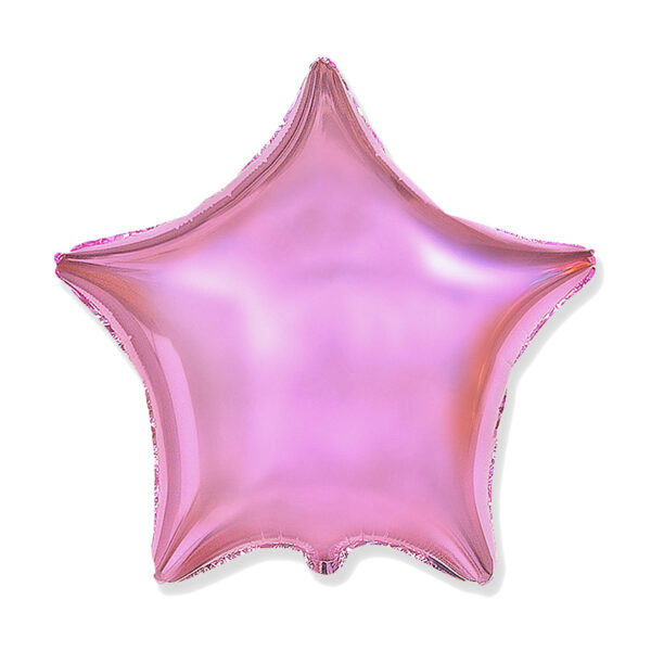 Folienballon Rosa - Stern