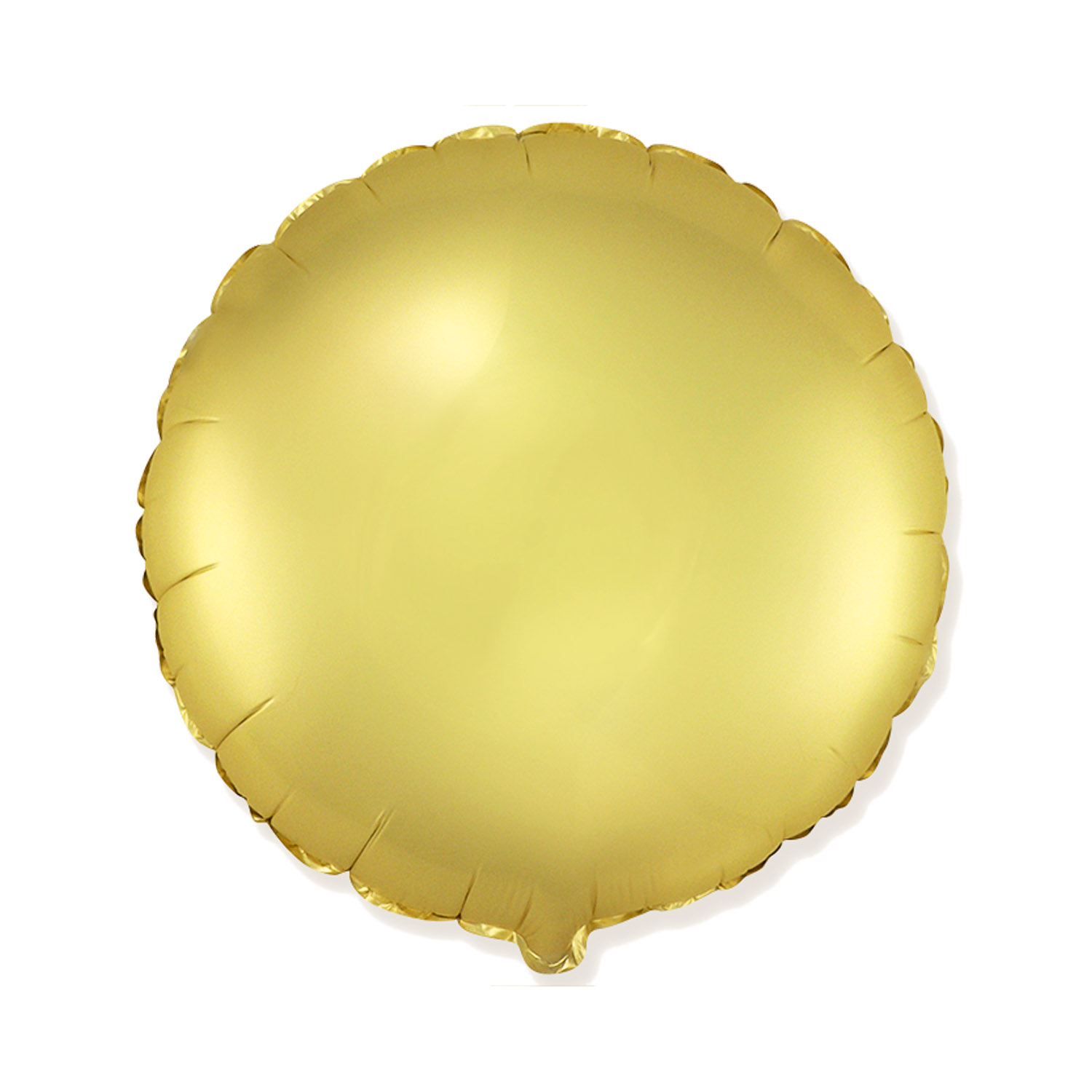 Folienballon Satin Gold - Rund