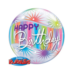 Ballon Happy Birthday - Sterne