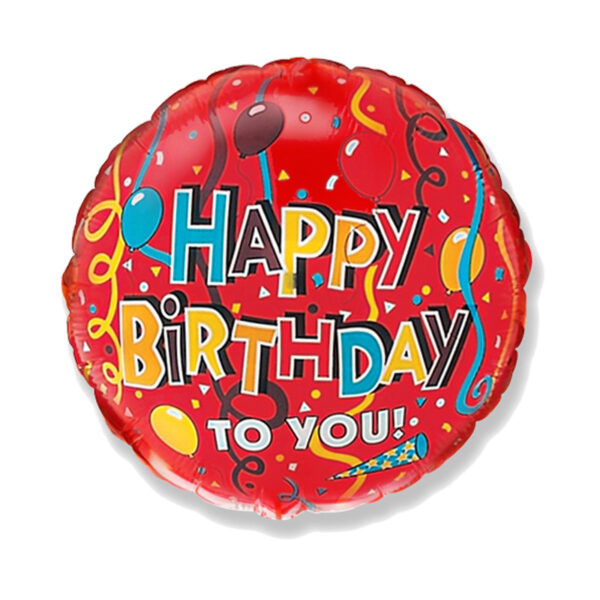Folienballon "Birthday Ribbon"