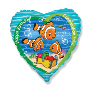 Folienballon "Birthday Clownfish"