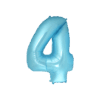 Vier blau