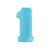 Eins blau
