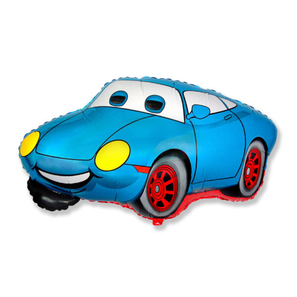 Ballon Racing Car Blau