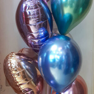 Bouquet Herzen & Chrom Ballons