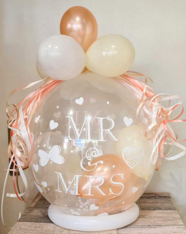 Geschenkballon Mr. & Mrs.