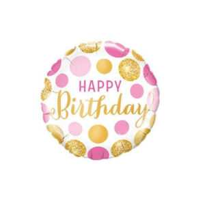 Luftballon mit einem "Happy Birthday" Schriftzug
