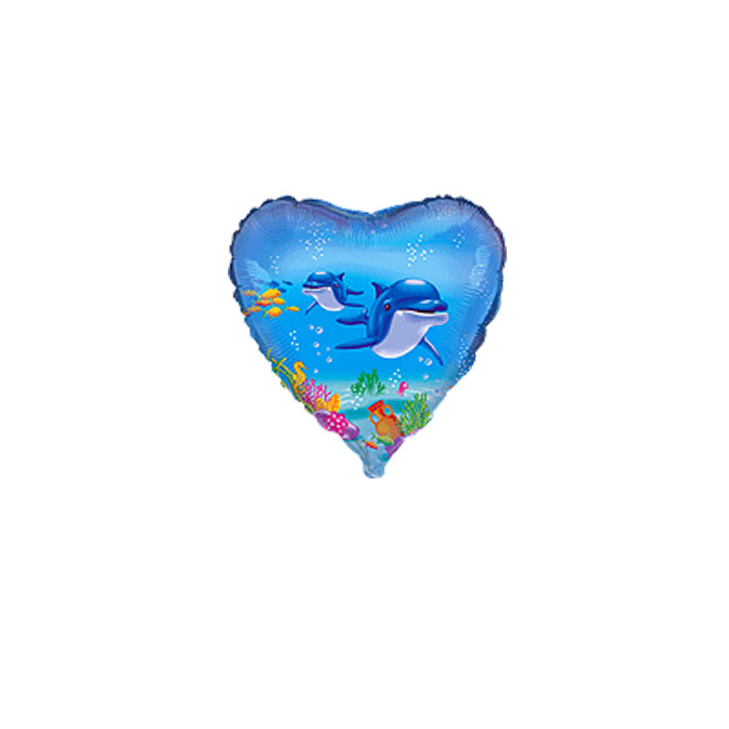 Luftballon, Happy Delfin, Folienballon