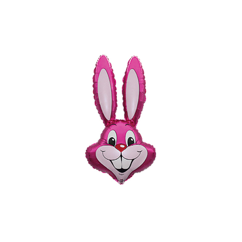 Luftballon, Hase, Rosa, Folienballon