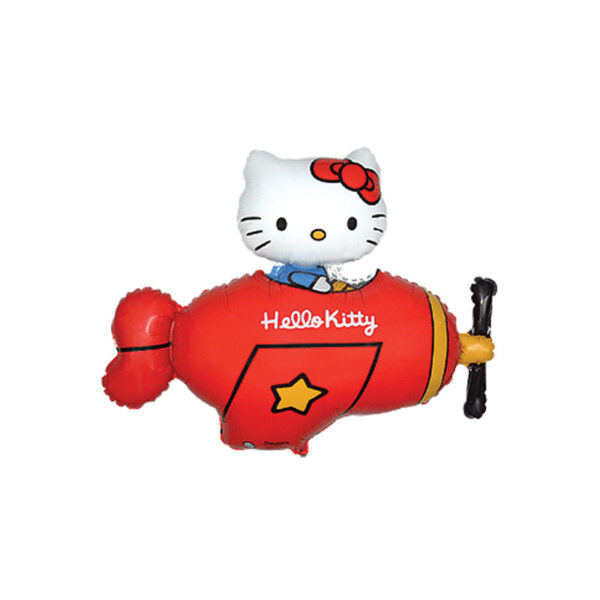 Luftballon "Hello Kitty", Rot