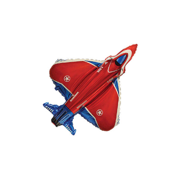 Luftballon, Superfighter Jet, Rot, front